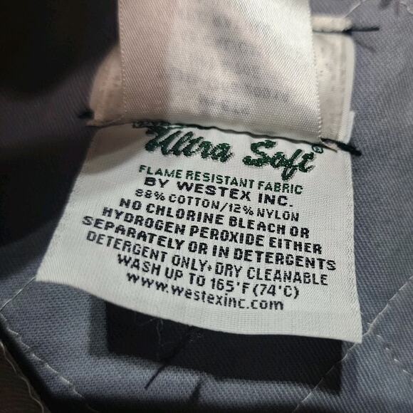 Men's Steel Grip Jacket Coat Westex FR Fire resistant 55 Cal/CM2 XL - Picture 6 of 6